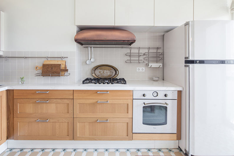 Kitchen design with lampshade