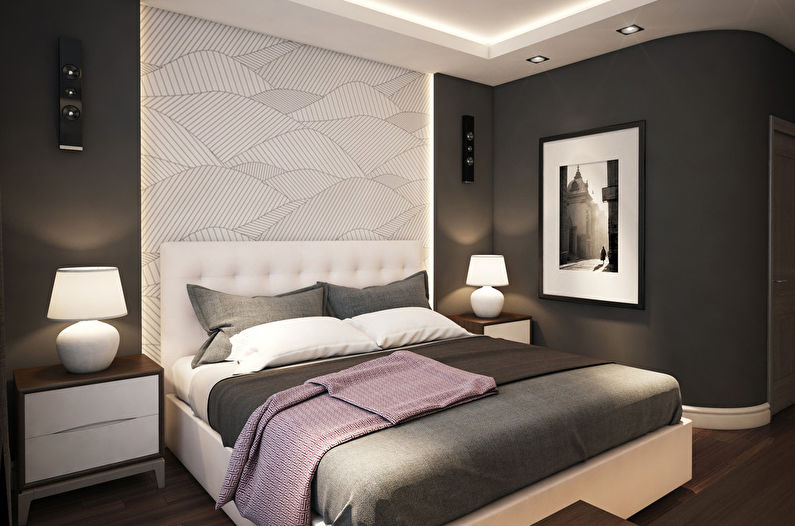 Fringe: Bedroom in a modern style