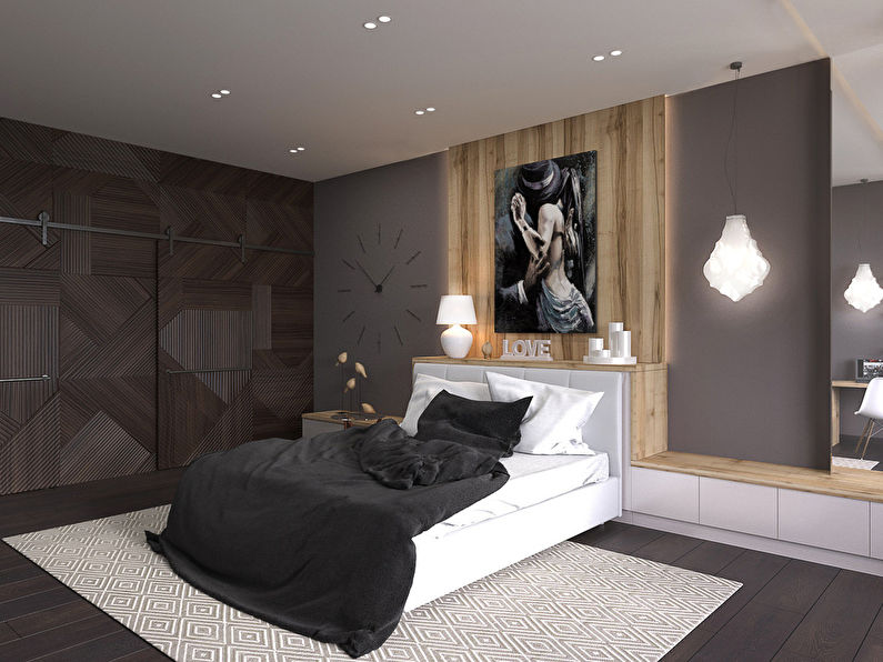 Modern style bedroom