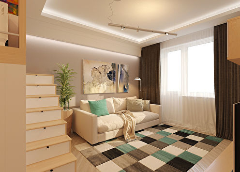 Design of a studio apartment from NovaBella