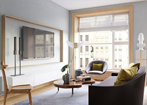 Design project of the apartment “St. Helena 