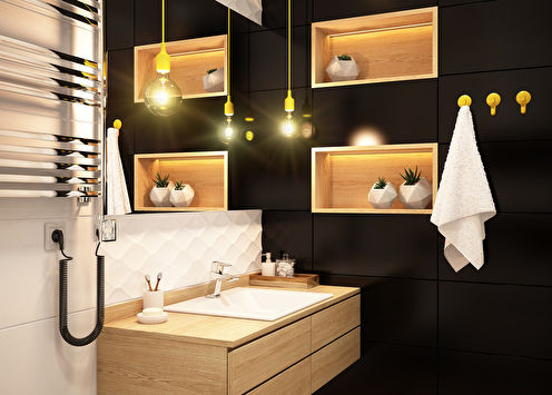 Bathroom “Harmony of contrasts”