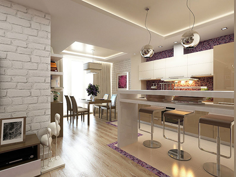 The project of the apartment 