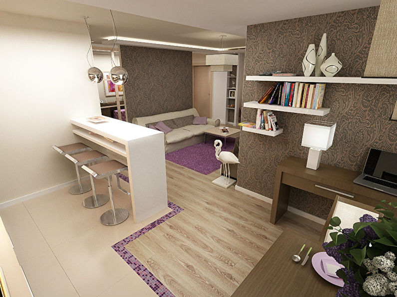 The project of the apartment 
