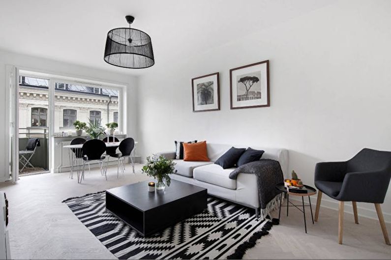 Living Room Design 2018 - Monochrome Colors