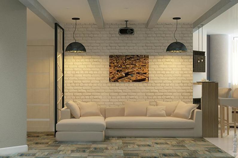 Loft style 2018 living room design
