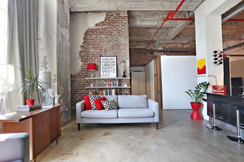 Loft style 2018 living room design