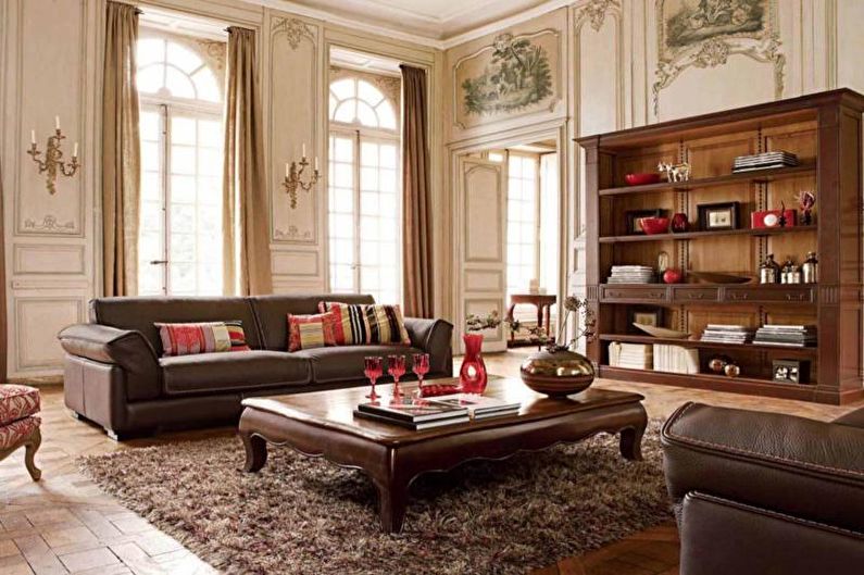 Design living room 2018 in a classic style