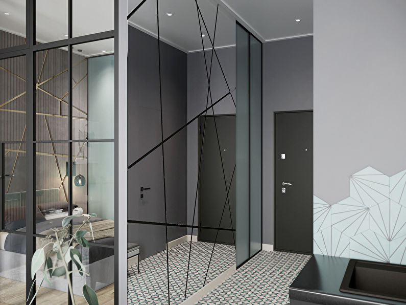 The interior of the studio apartment is 37 sq.m. - photo 3