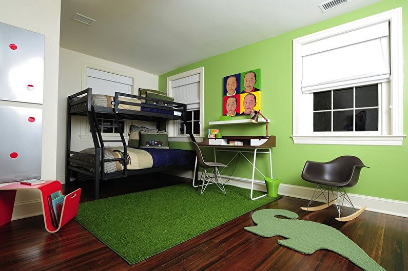 Kids Room Design for Two Boys - Floor Finish