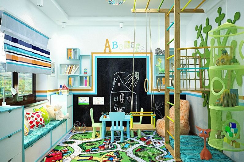 Furniture for a children's room for two boys - Game