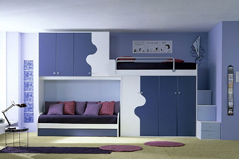 Interior design of a children's room for two boys - photo