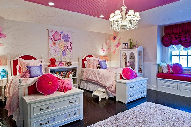 Kids Room Design for Two Girls - Floor Finish