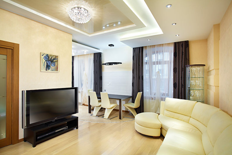 Small Living Room Design - Ceiling Finish