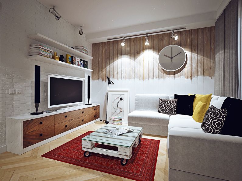 Lighting in a small living room