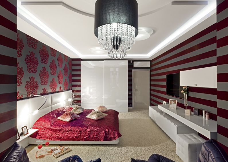 Combining Wallpaper in the Bedroom - Companion Wallpaper