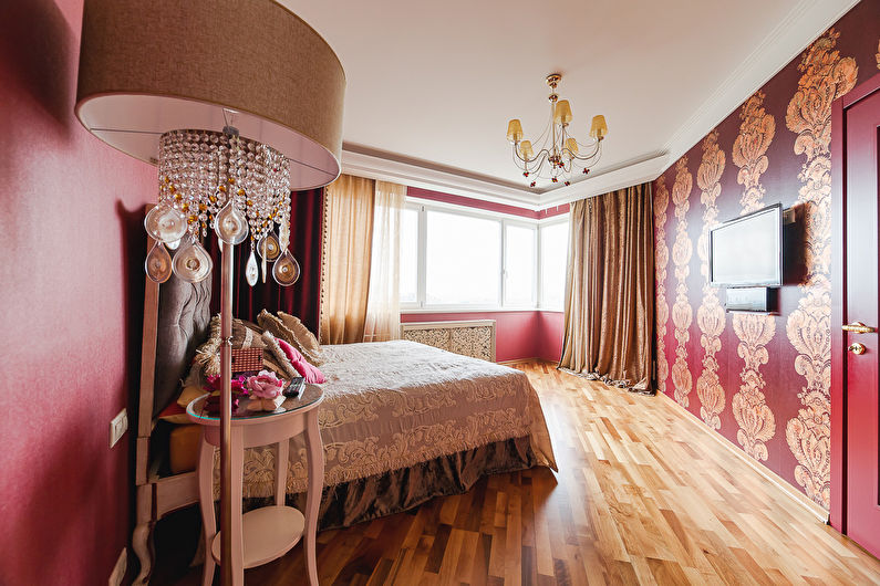 Combining Wallpaper in the Bedroom - Companion Wallpaper
