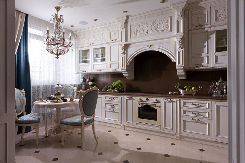 Cuisines lumineuses de style classique