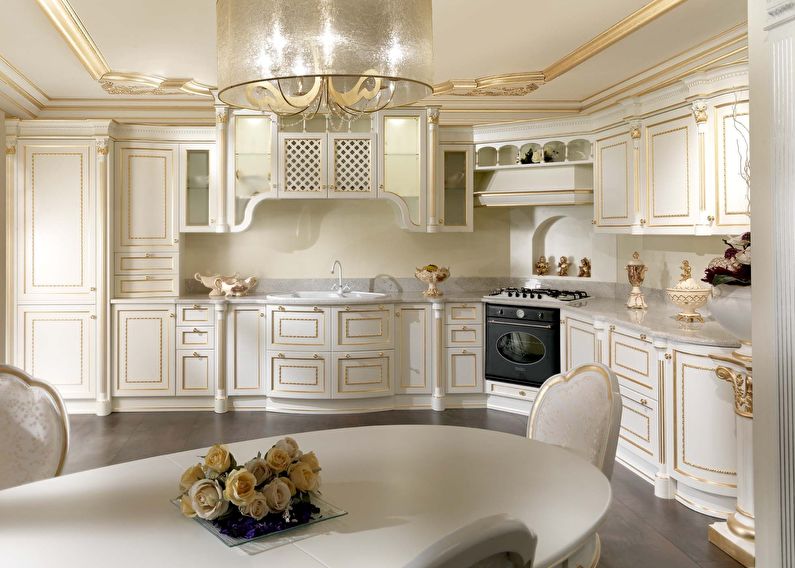 Cuisines lumineuses de style classique