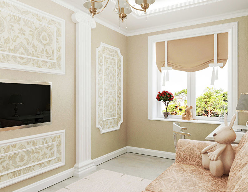 Design project of a nursery for a girl - photo 2