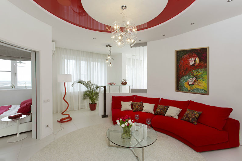 Studio-type apartment interior, 74 m2 - photo 1