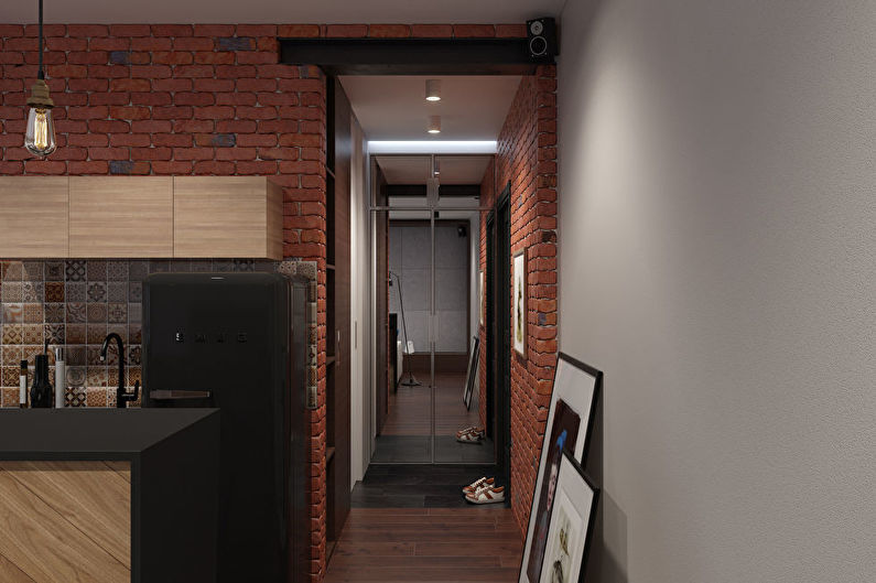 Tak i en liten hall - design