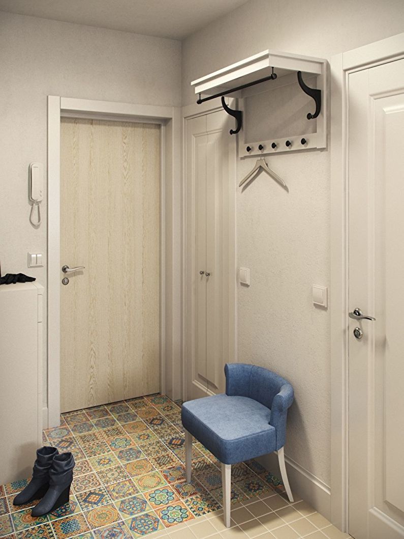Inredning av en liten hall