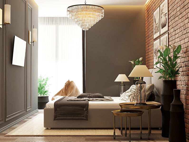 Schlafzimmer mit männlichem Charakter - Foto 1