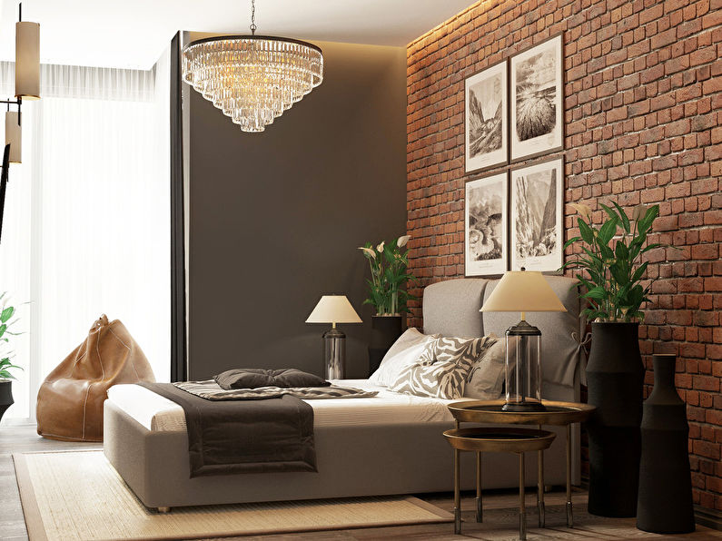 Schlafzimmer mit männlichem Charakter - Foto 2