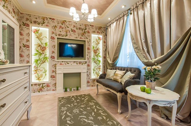 Niche TV Drywall di Ruang Tamu