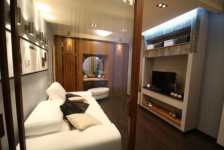 Niche TV Drywall di Ruang Tamu