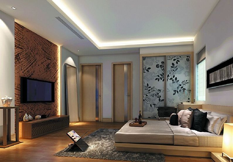 Drywall Niche di bilik tidur