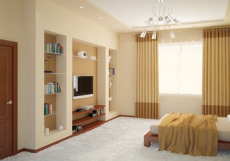 Drywall Niche di bilik tidur