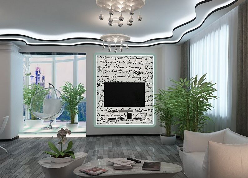 Reka Bentuk TV Drywall