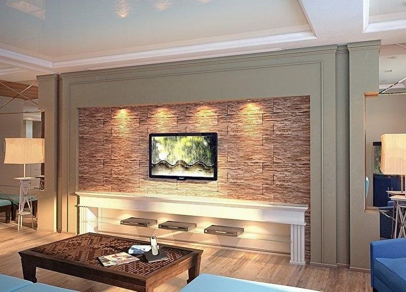 Reka Bentuk TV Drywall