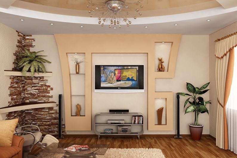 Reka Bentuk TV Drywall
