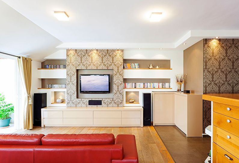 Reka Bentuk TV Drywall