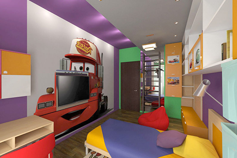 Children's Room in Wheelbarrow Style - photo 3