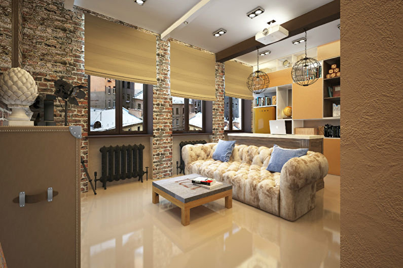 One-room apartment 35 m2, Moscow - photo 1