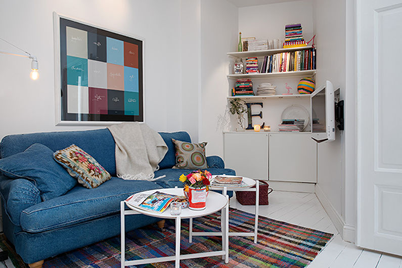 Design of a small living room (60 photos)