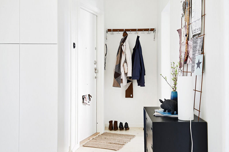 Designidéer för en liten hall (+65 bilder)