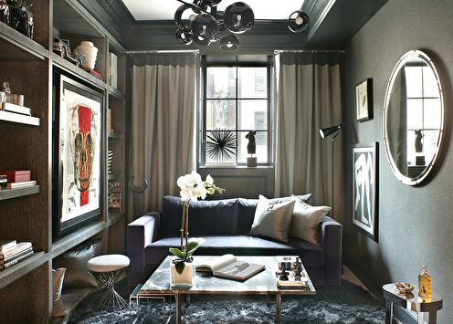 Gray color in the interior: how and where to apply