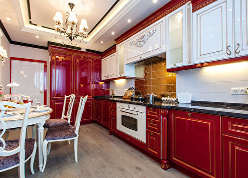 Design of kitchen in classic style (+65 photos)