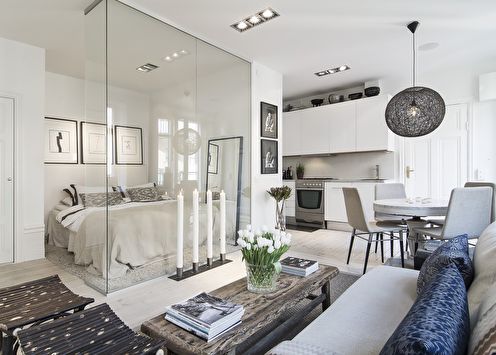 Glass partitions in the apartment (60 photos)