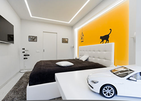 Bedroom interior for a young couple