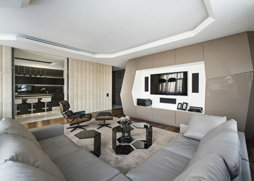 Cozy Futurism: อพาร์ทเมนท์ 190 m2
