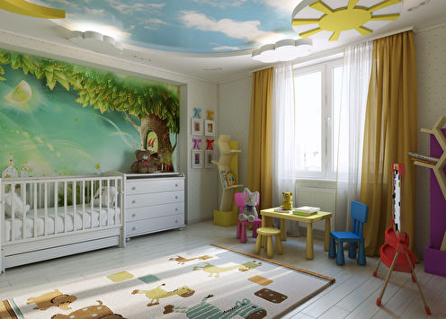 Bright children's room 