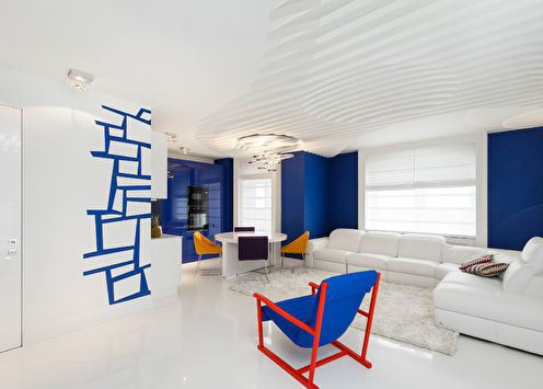 Interior of an apartment on the Baltic coast