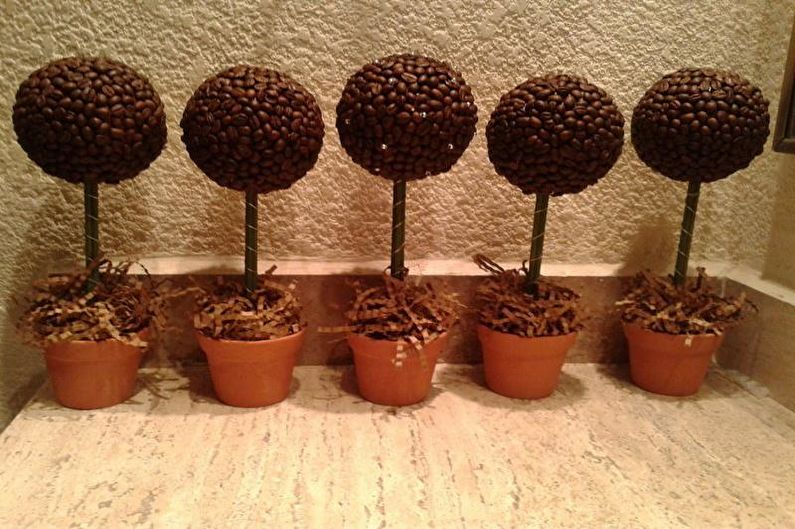 Coffee Topiary Ideas - Classic