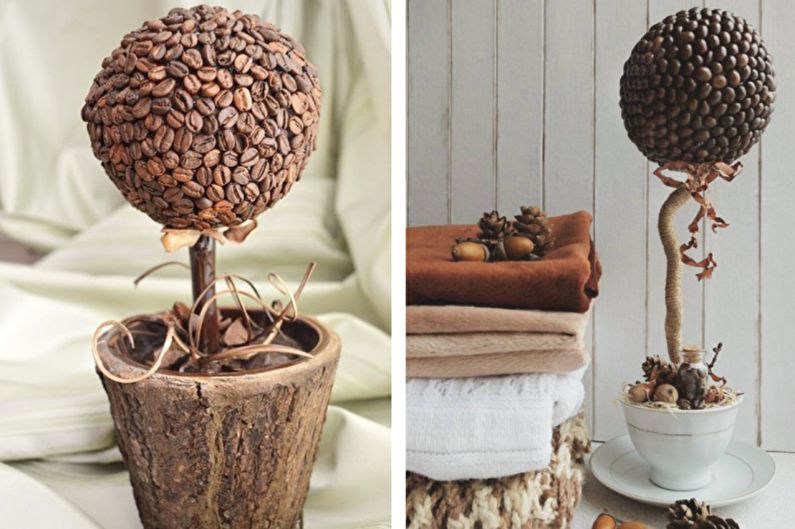 Coffee Topiary Ideas - Classic